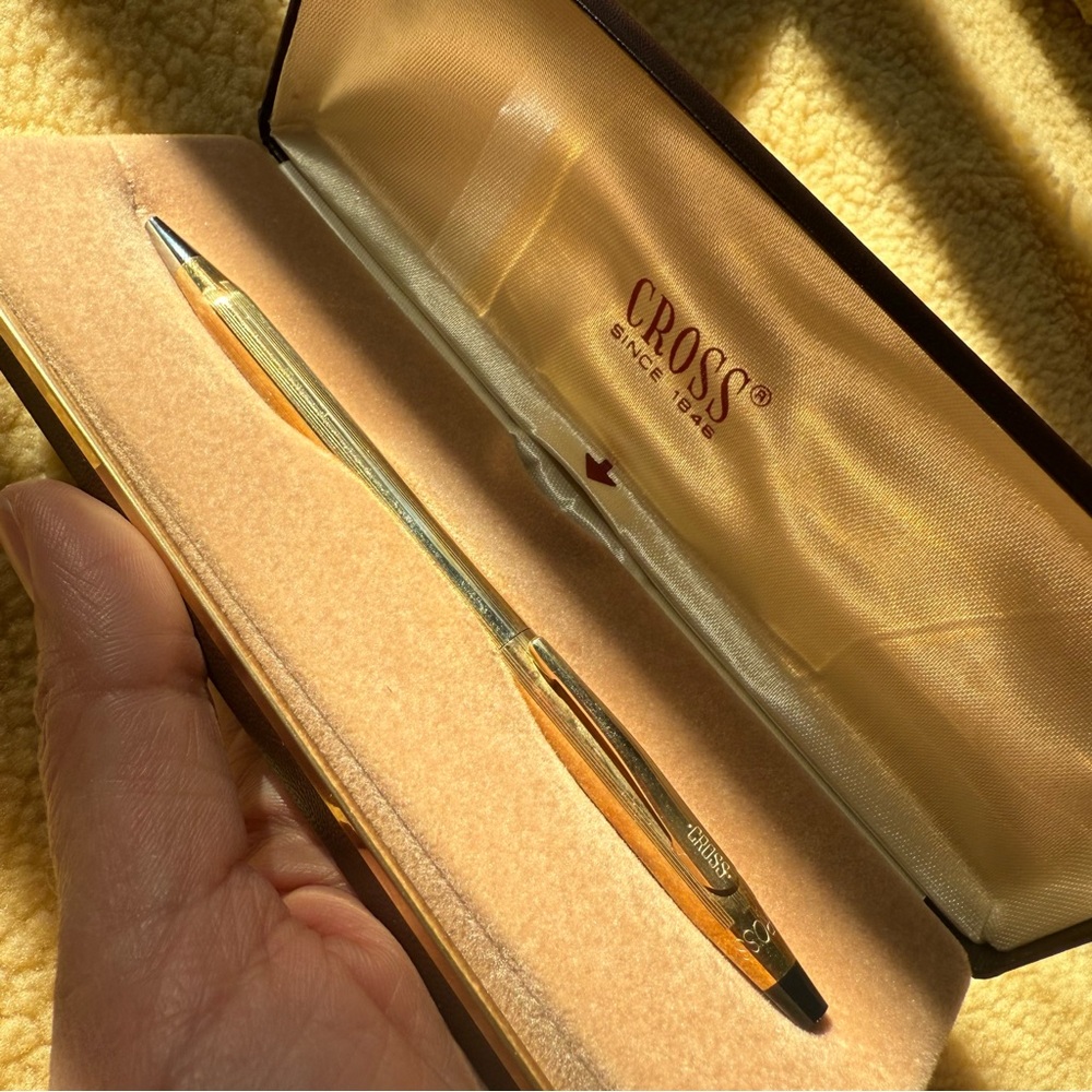 Cross Gold Pen in Case